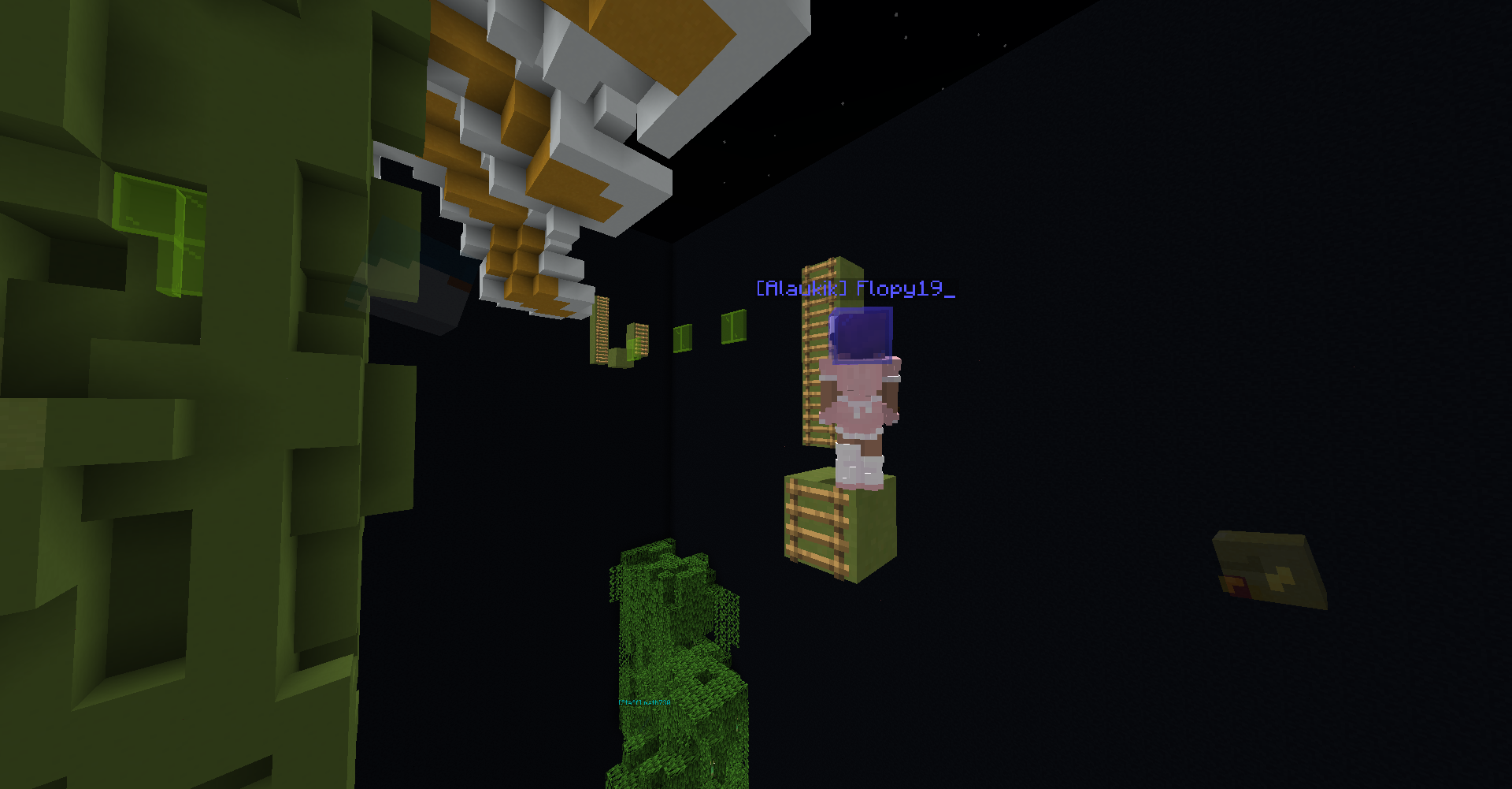 Capture de Flopy19 pendant une épreuve d'obstacles sur SurvIsland.